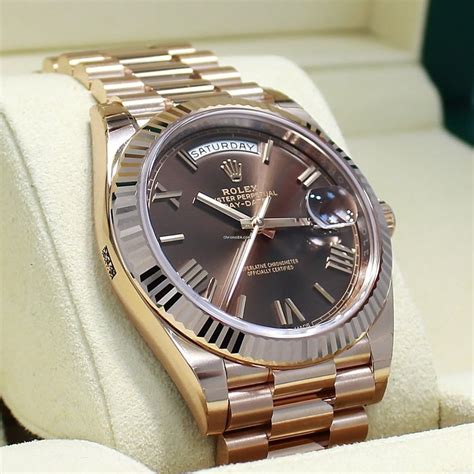 rose gold rolex president replica|rolex rose gold 40mm president.